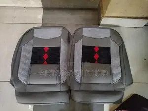 Synthentic Leather 5 Seater Leather Seat Covers Beige Black
