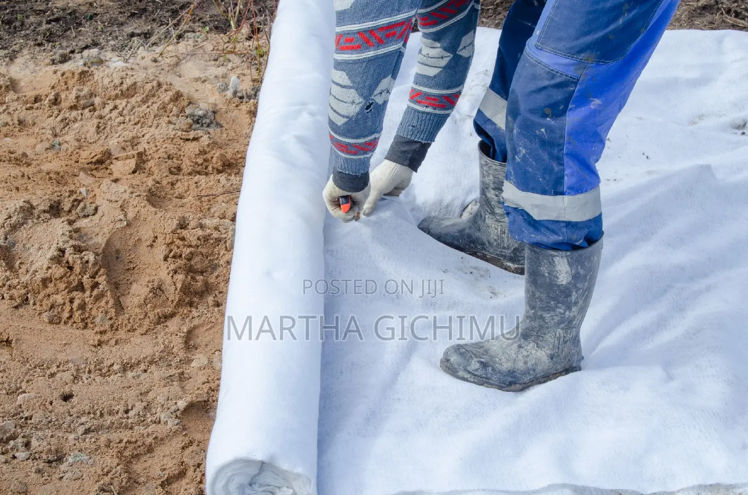 White in Color Geotextile Now Available