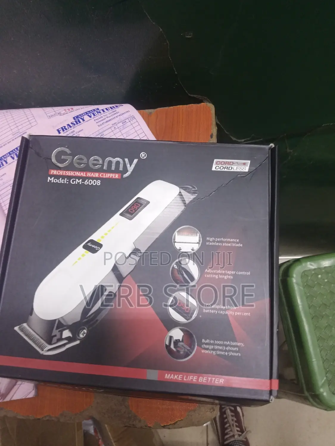 Cordless Geemy Shaver 6008