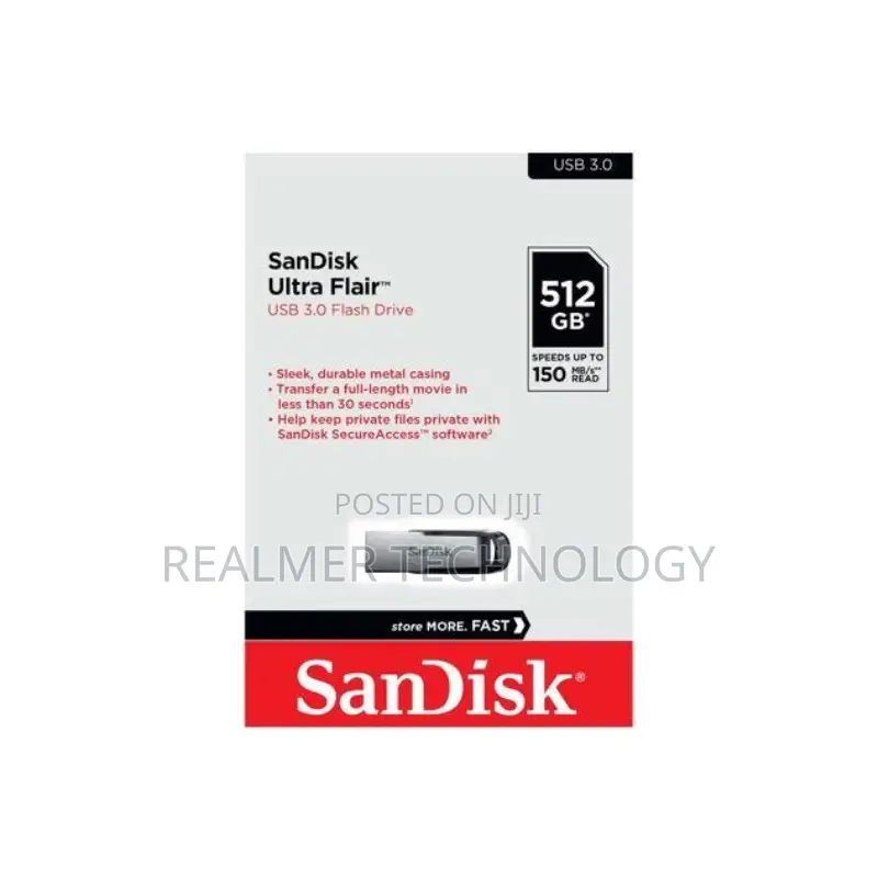 Sandisk Ultra Flair 3.0 USB Flash Drive 512GB