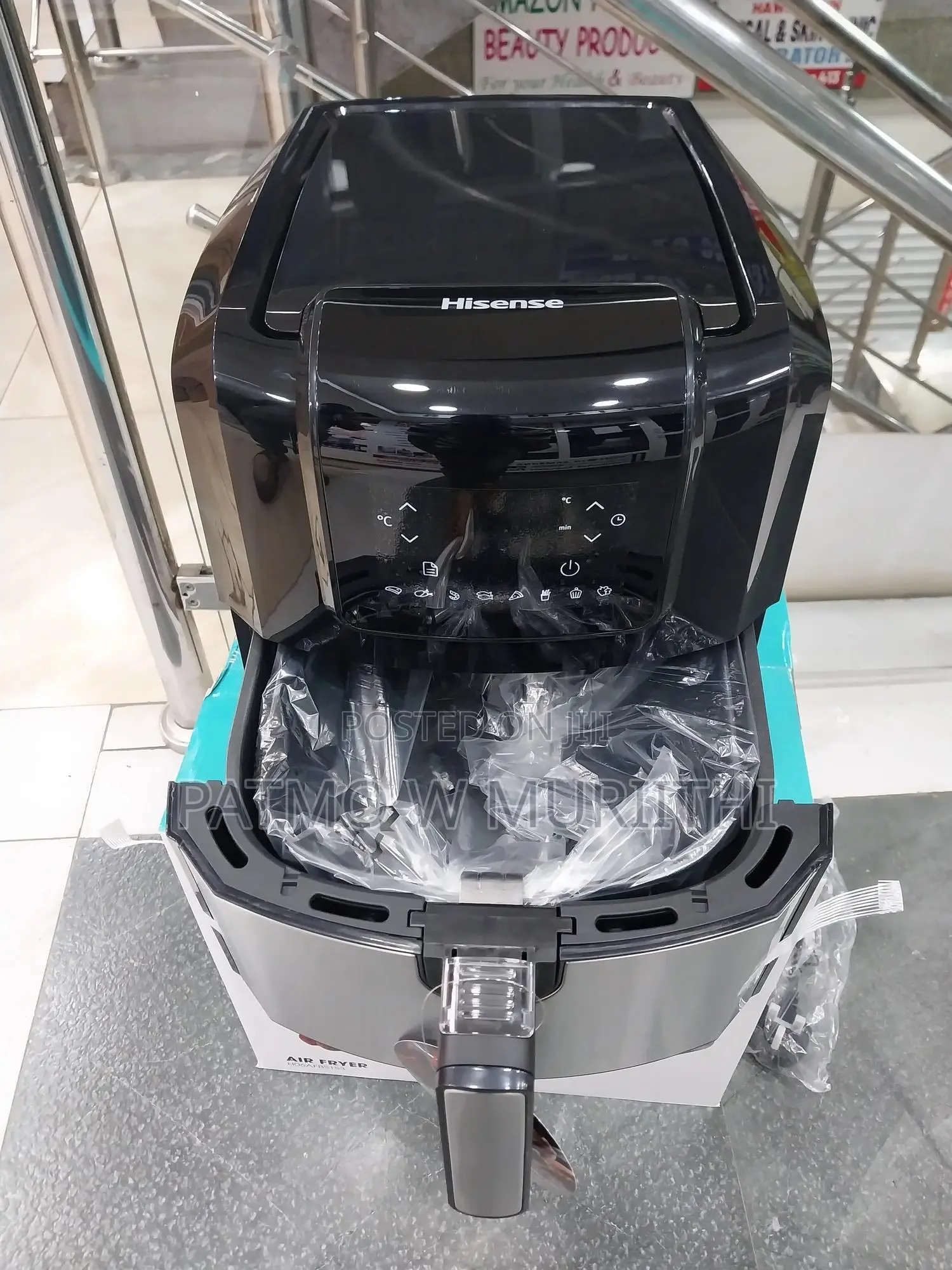 Air Fryer, Hisense 6.3L H06AFBS1S3 Air Fryer