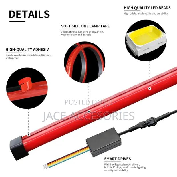 Car Rear Spoiler ,Rear Wing,Truck Lip Light,Tr - thumbnail 2