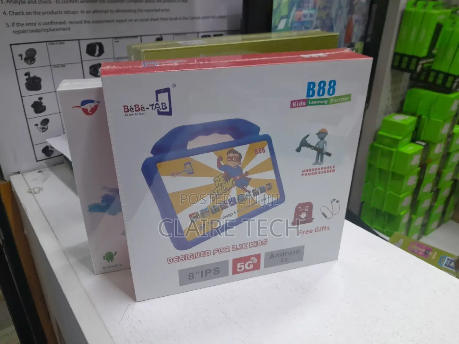 Bebe Kids Tablet B88 With Sim Slot