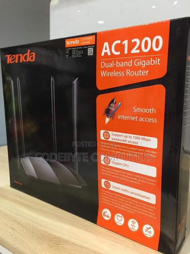 Tenda Archer Ac8 Router Archer Ac8 - thumbnail 3