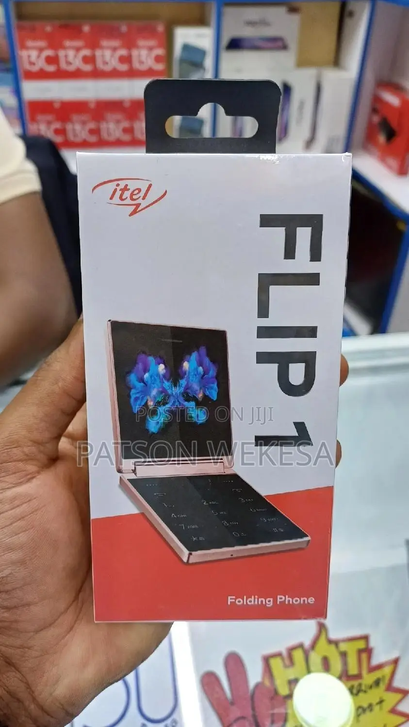 New Itel Flip 1 8 GB Black