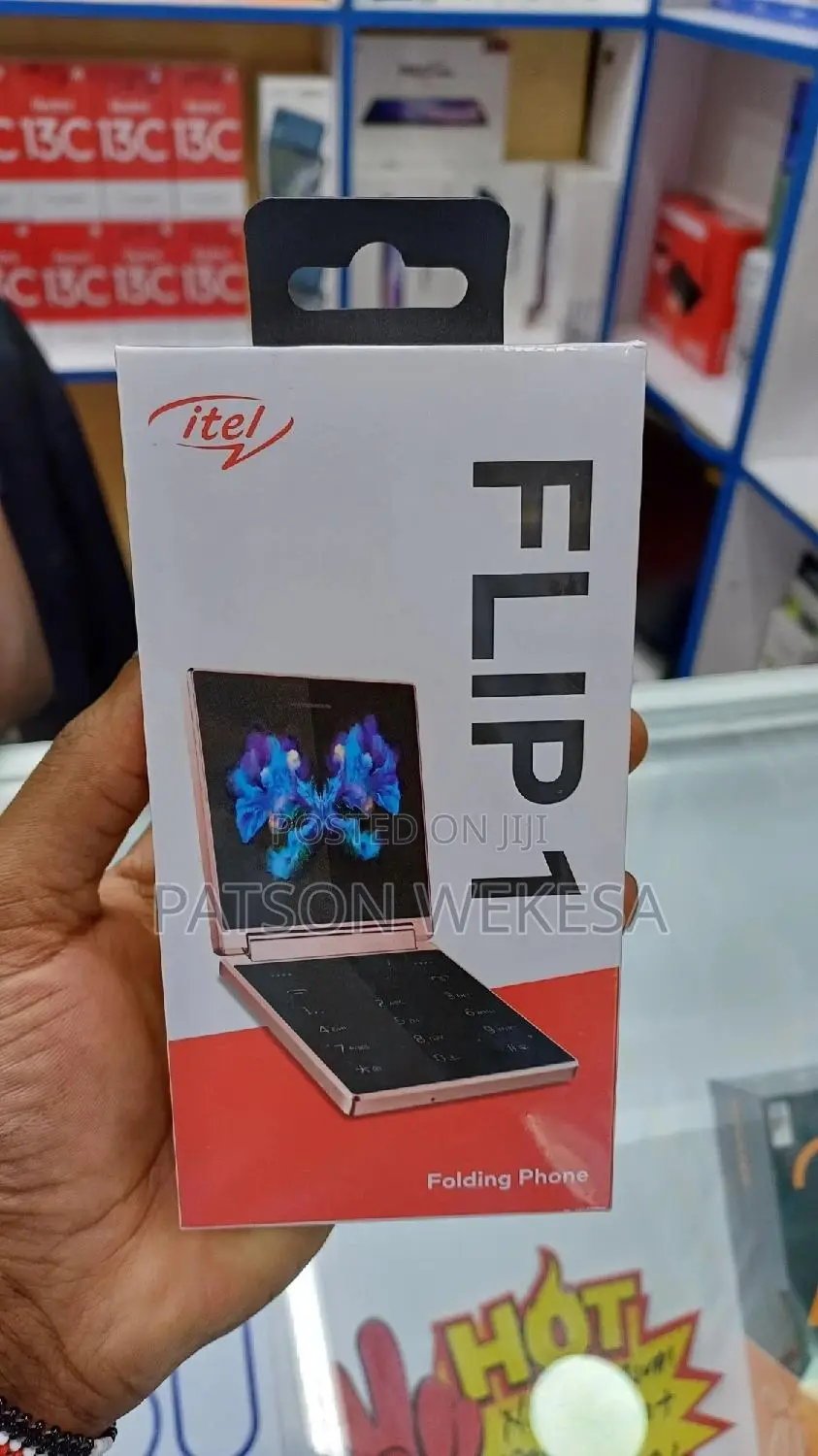 New Itel Flip 1 8 GB Black