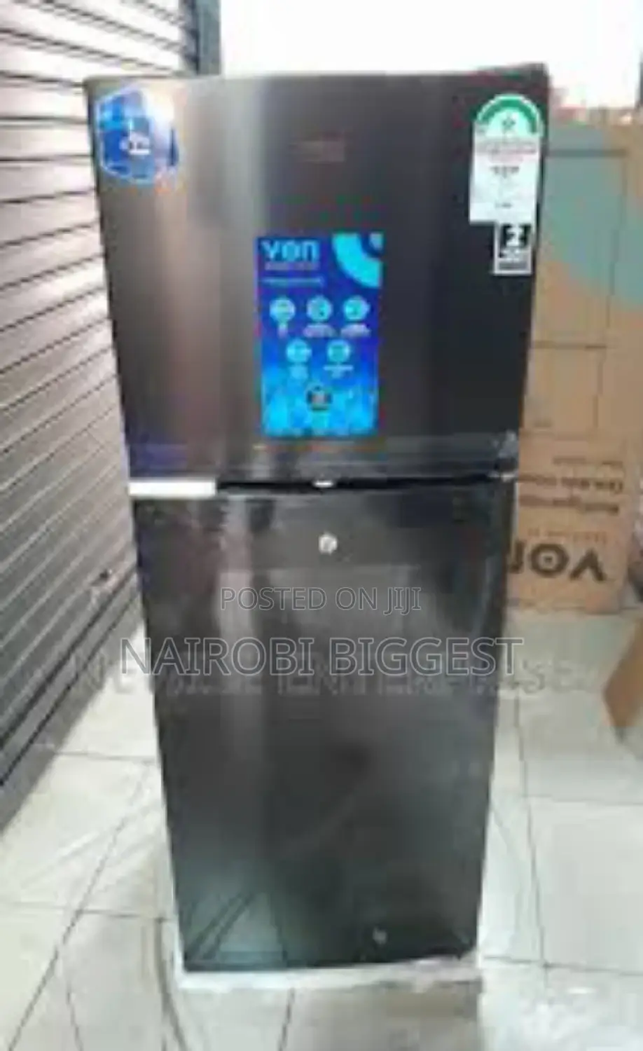 Von 138 Litres Dark Silver Refrigerator