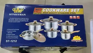 Stiithan 12pc Stainless Steel Cookware Set