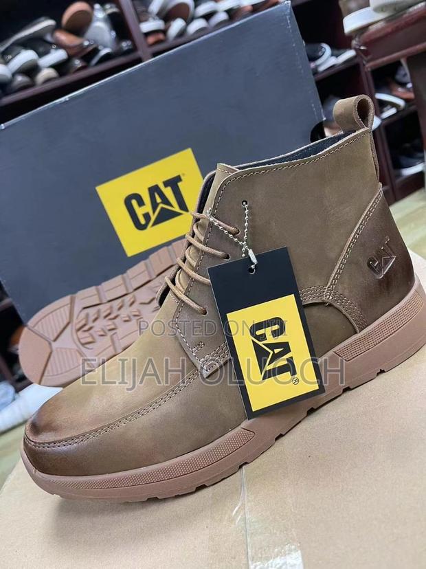 CAT Leather Boots - main view