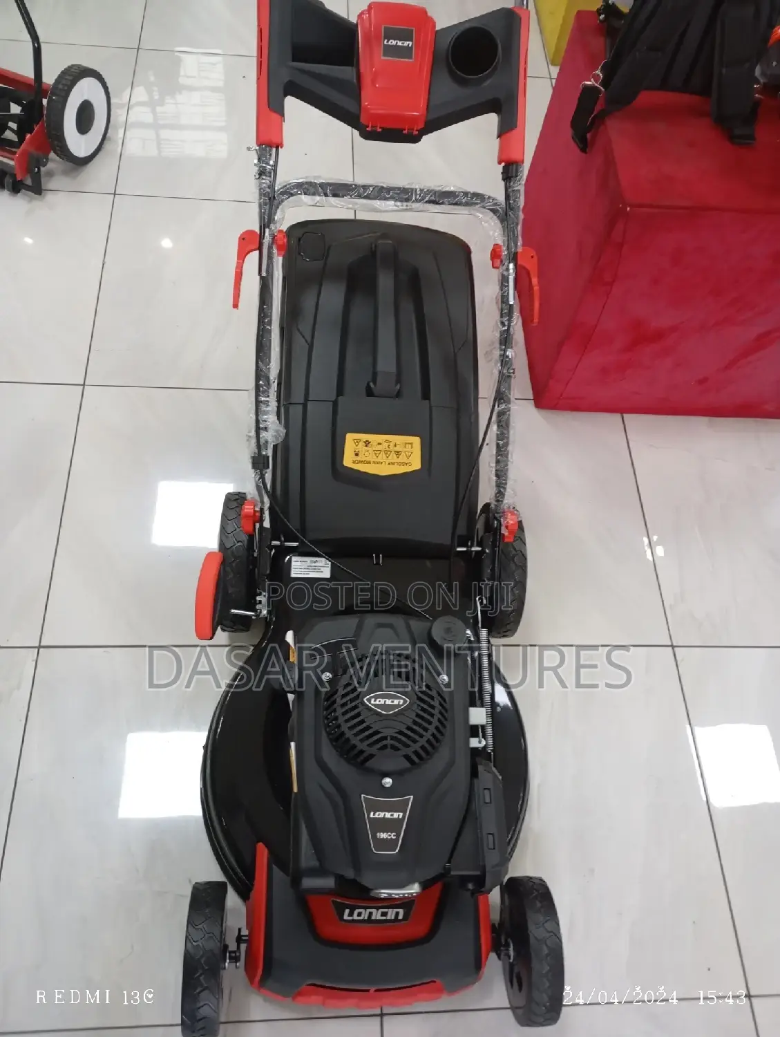 Lawn Mower Self Propelled 196cc