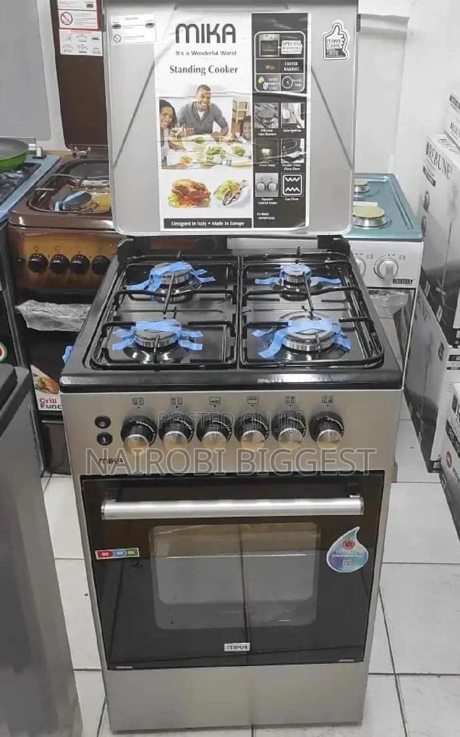 Mika  Full Gas Standing Cooker