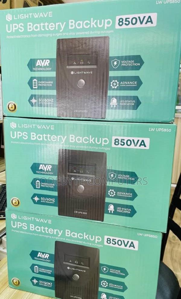 Lightwave UPS 850VA!! Ups Back Up Lightwave 850VA!! 850VA!!