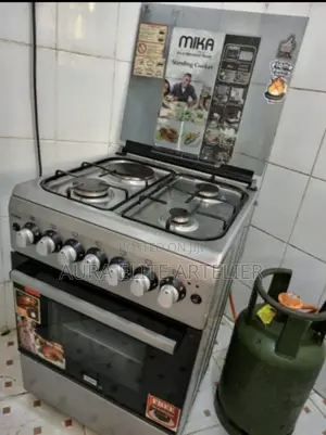 Mika 3+1,60x60, E. Baking Oven+Grill,S. Steel, Glass Lid,
