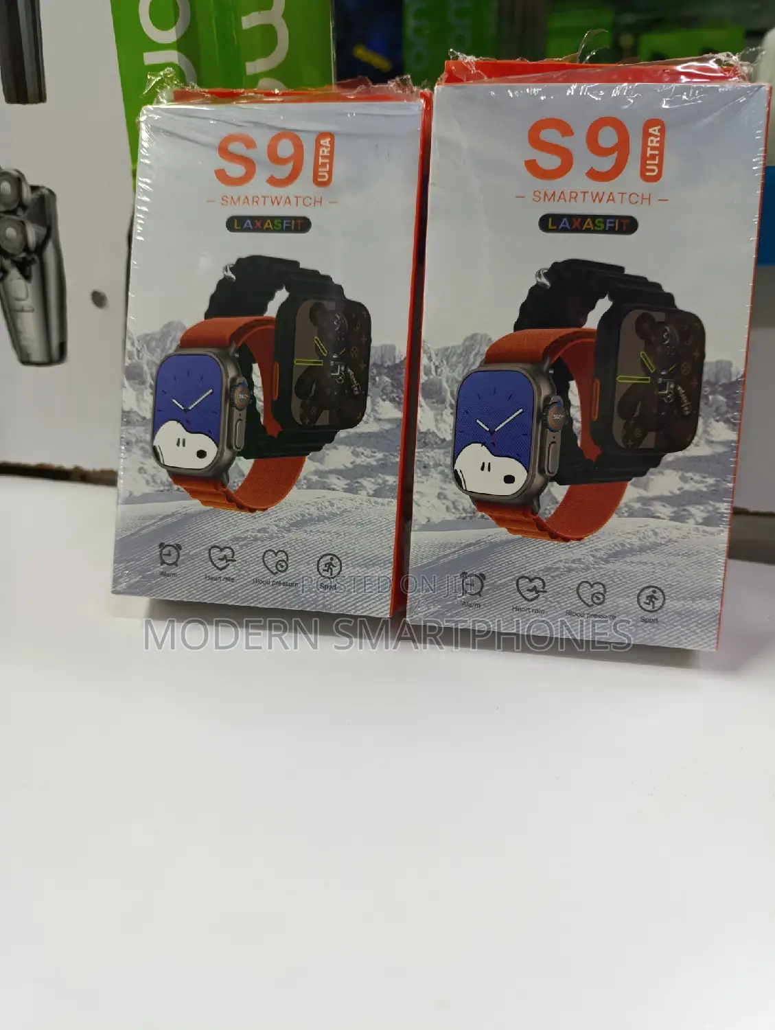S9 Smart Watch Laxasfit Heaet Rate , B.P , Sports Alarm