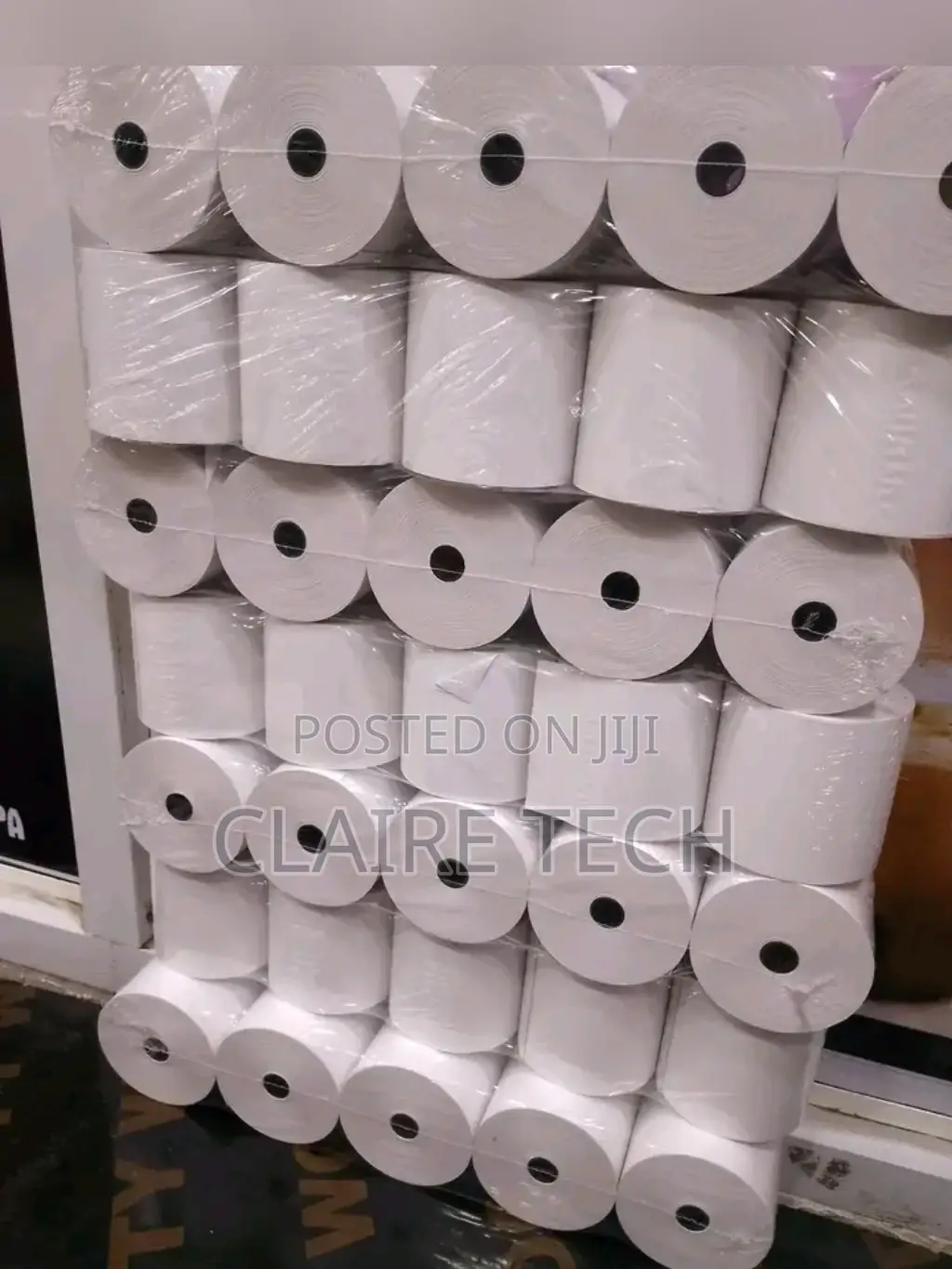 White 50 Rolls Cartoon Receipt Thermal Roll 80mm