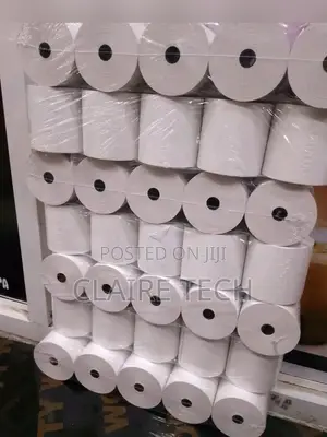 White 50 Rolls Cartoon Receipt Thermal Roll 80mm