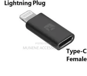 USB Type C to Lightning OTG Adapter for iPhone, iPad
