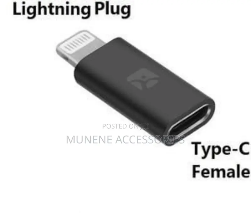 USB Type C to Lightning OTG Adapter for iPhone, iPad
