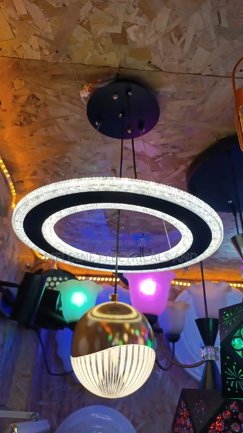 LED Chandelier With 3 in 1 Colour Change