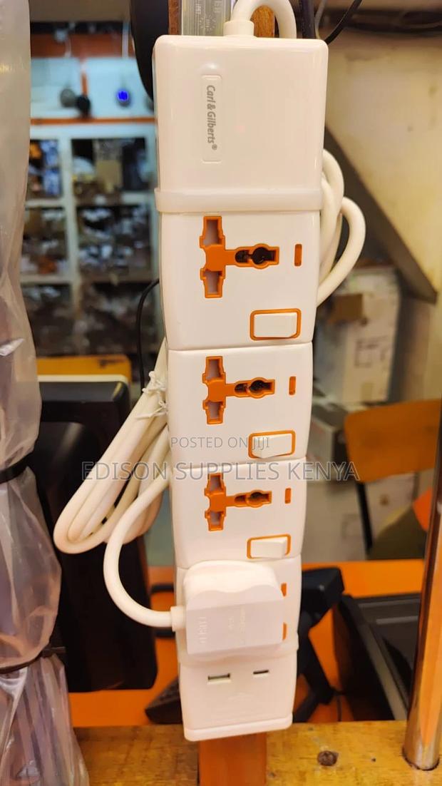 Extension Cable 4 Way With Usb C, Surge Protection Multiplug - thumbnail 2