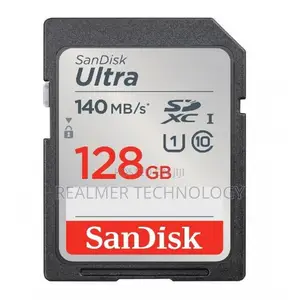 Sandisk Ultra 128GB SDXC Class 10 Card Speed Up to 140mb/S