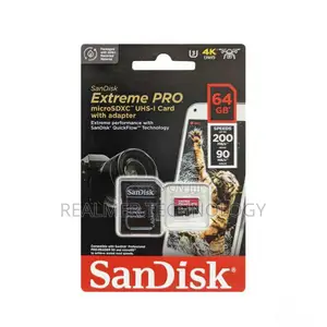 Sandisk Extreme PRO 64GB SDXC UHS-I Card 200 MBPS