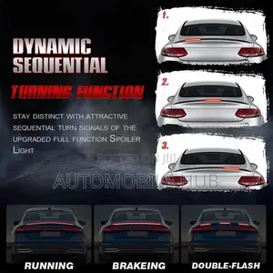 Universal Fit Led Spoiler Carbon