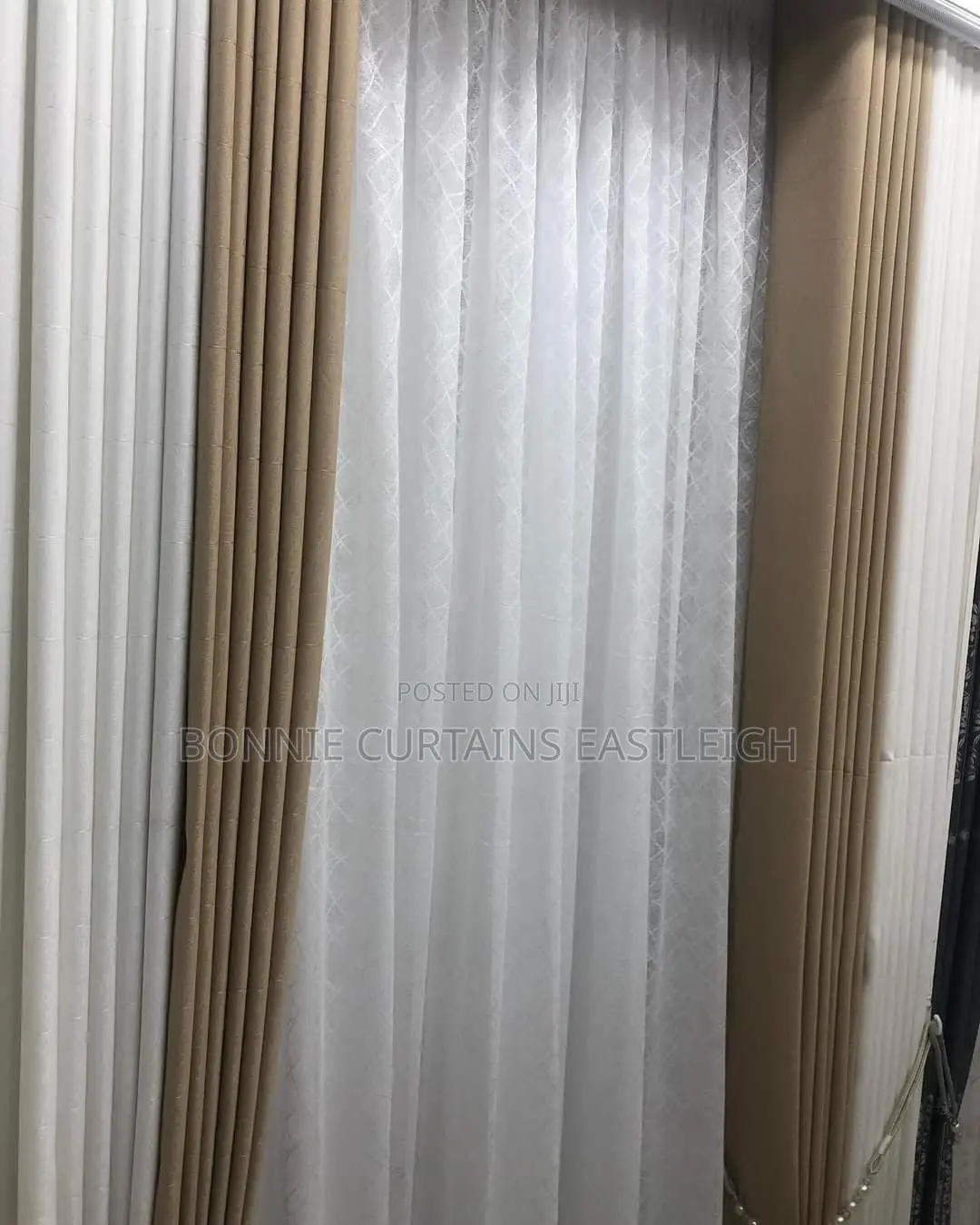 Velvet and Cotton Curtains for Sale