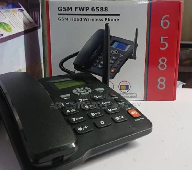 Simcard GSM Fixed Landline Wireless Desktop Phone ETS 6588