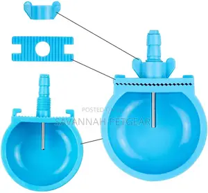 Rabbit Cage Water Nipple Drinker Bowl - 10 Pieces Set