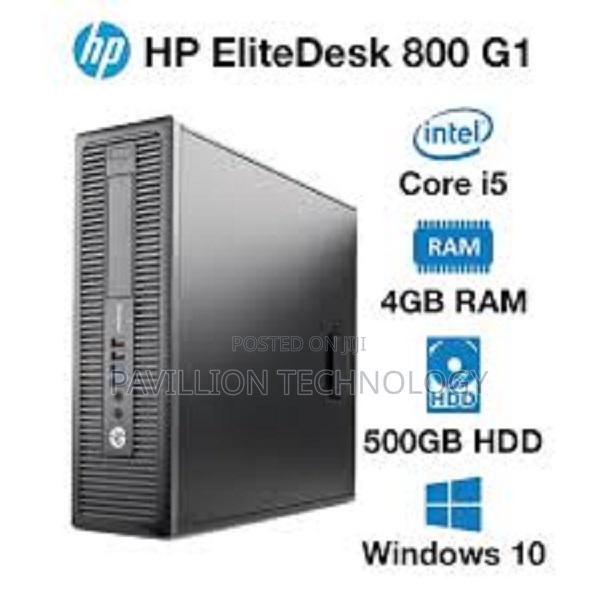 Desktop Computer HP EliteDesk 800 4GB Intel Core I5 HDD 500GB - main view