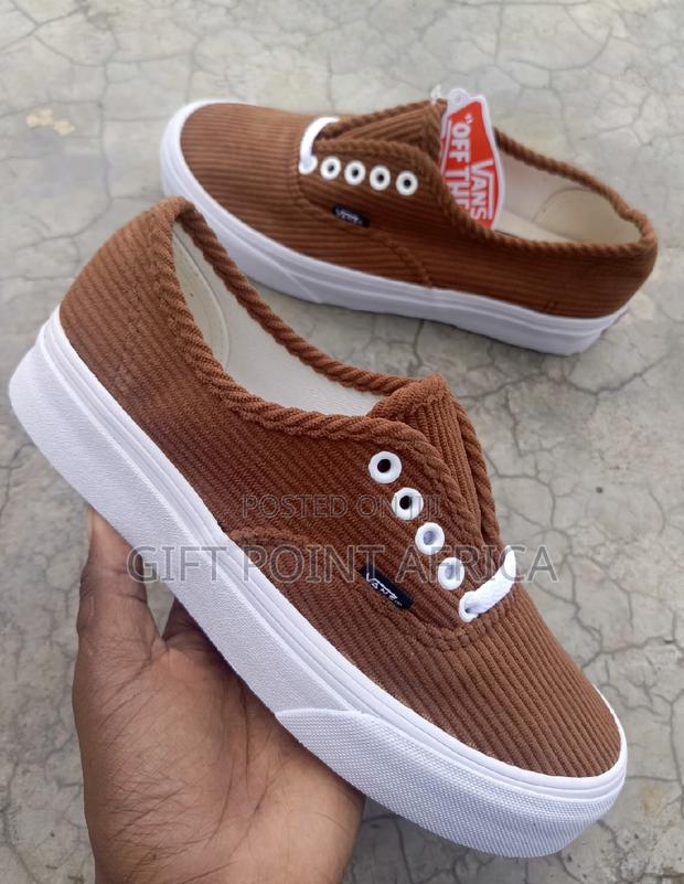 Brown Vans Double Sole Unisex Rubbers - main view