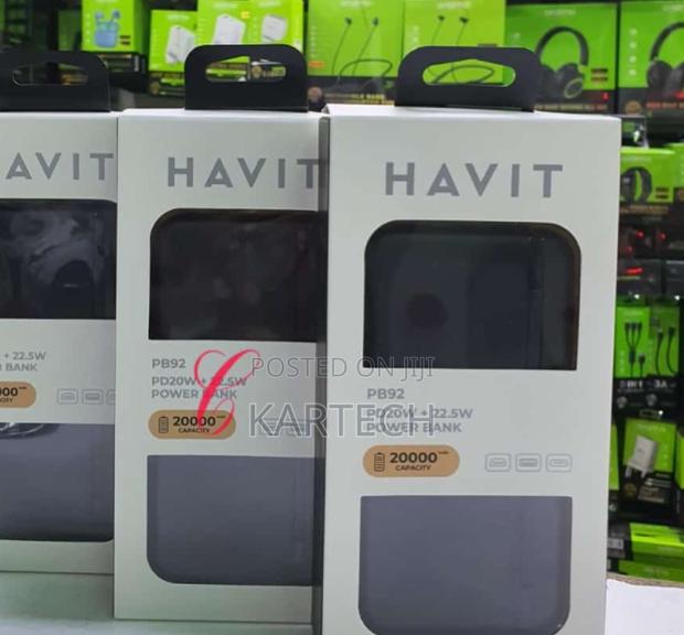 Havit 20000mah 22.5W Fast Charging Power Bank- PB92 - main view