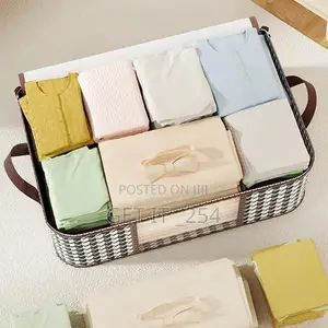  2pcs Visible Large Capacity Storage Box/Clothes Organizer