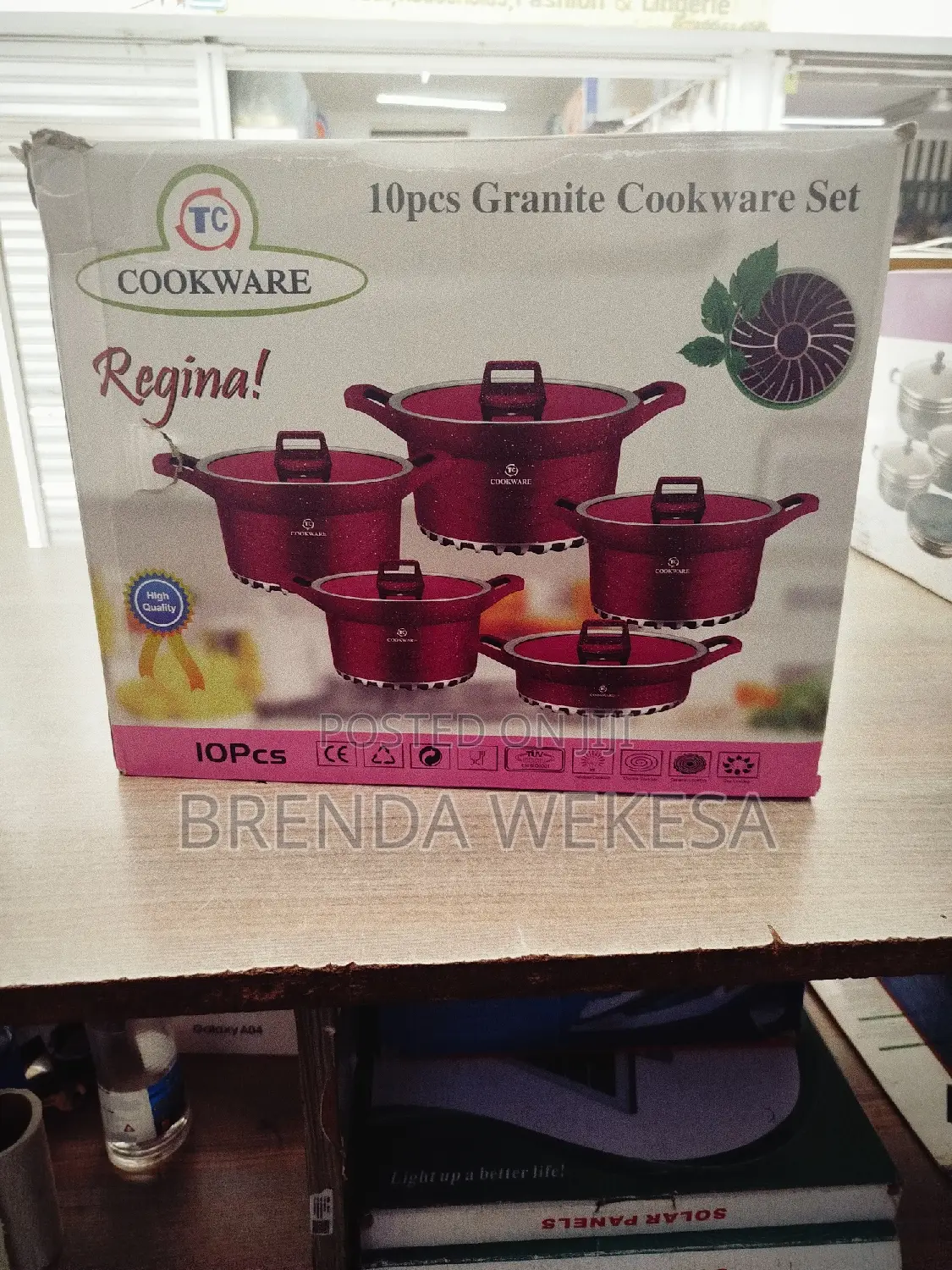 10pcs Regina Granites Cookware Set
