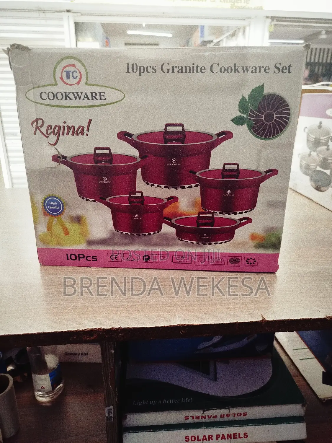 10pcs Regina Granites Cookware Set