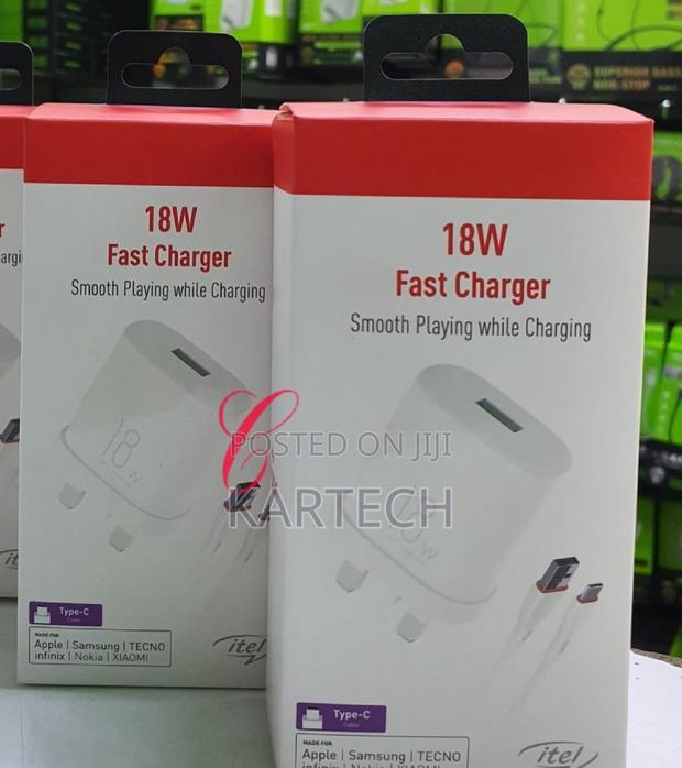 Itel ICW-182UC Type C Fast Charger - 18W - thumbnail 2