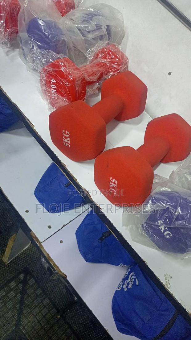 Dumbells 5kg Pair - thumbnail 3