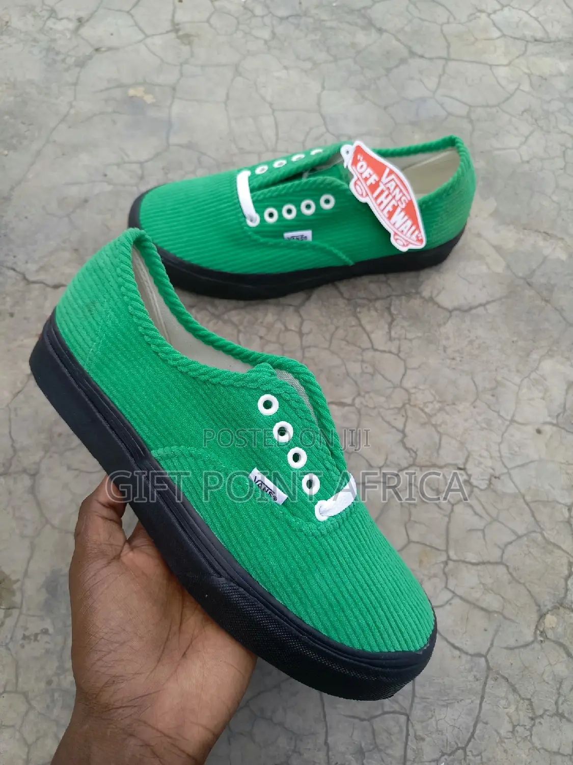 Green Vans Unisex Double Sole