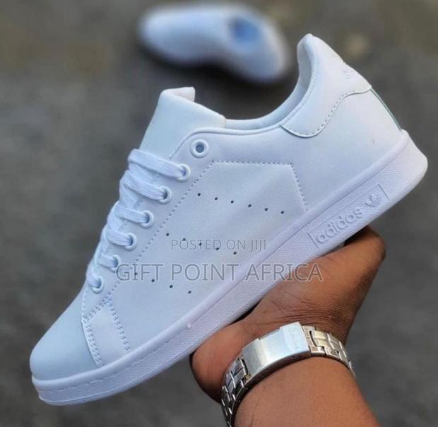 White Adidas Stansmith Sneakers - thumbnail 3