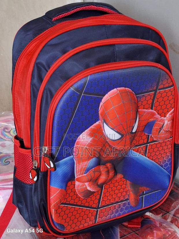 Spider Man School Bag for Kids - main view