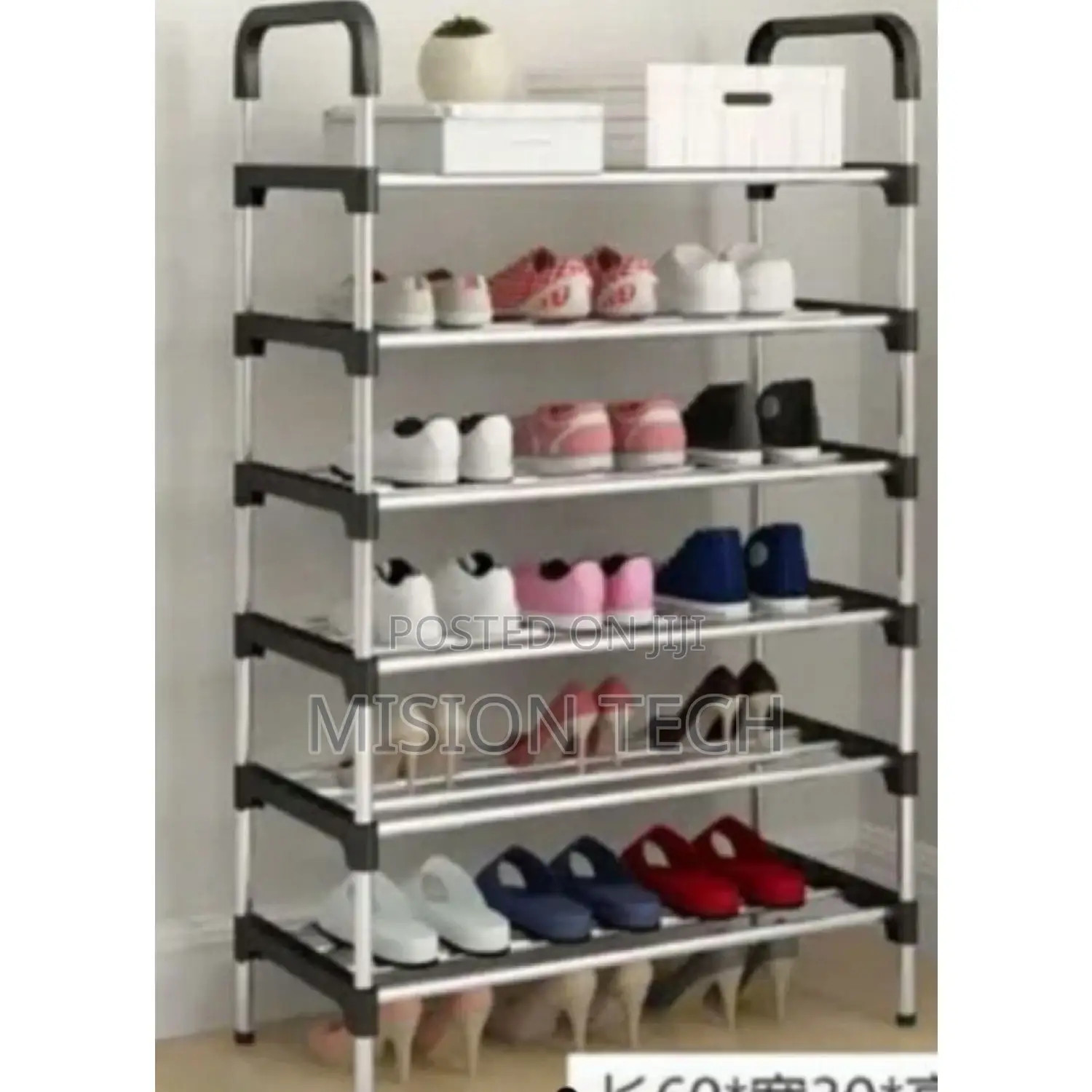 7 Layer Stainless Steel Executive Shoe Rack Organizer