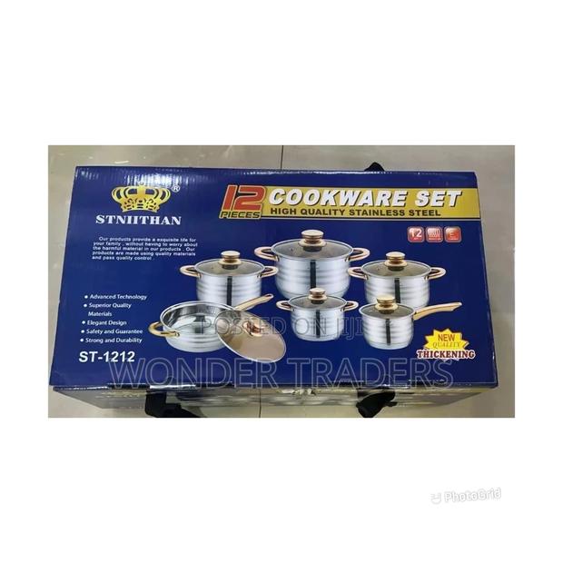 12pc Golden Stniithan Cookware ( *New and Sleek* )