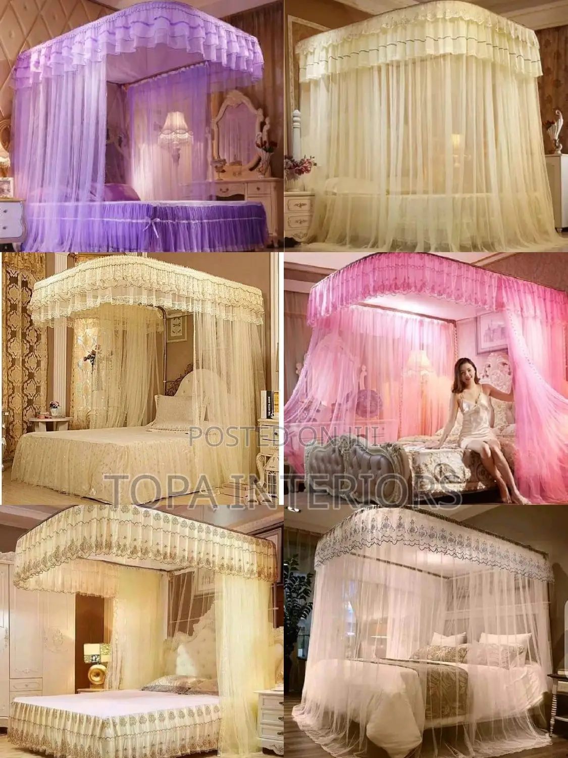 Two Stand Rail Mosquito Protection Nets Bed Mosquito Nets