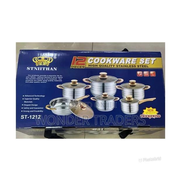 *12pc Golden Stniithan Cookware*