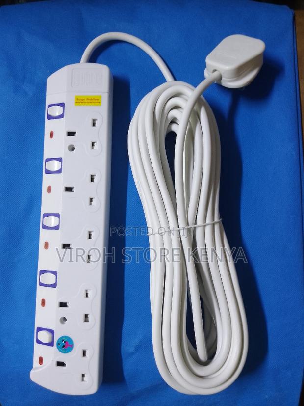 JSB 5 Way 10m Power Extension Cable With Surge Heavy-Duty - main view