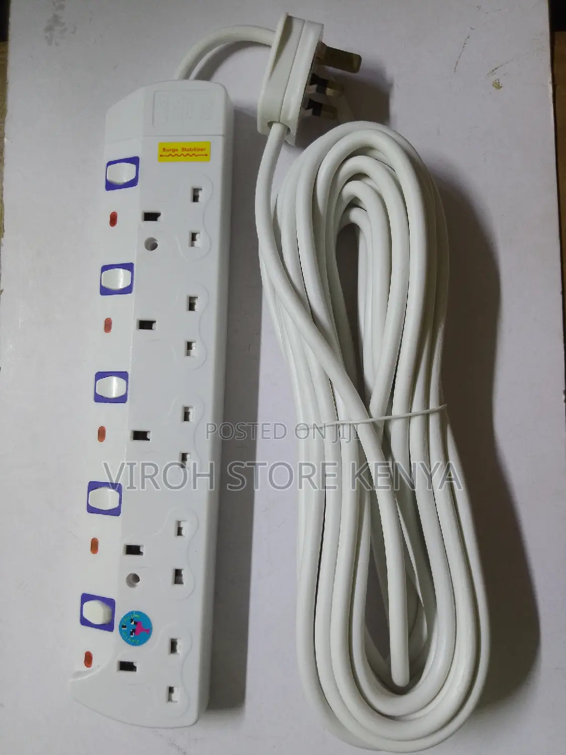 JSB Surge Extension Cable 5 Ports 10 Metres
