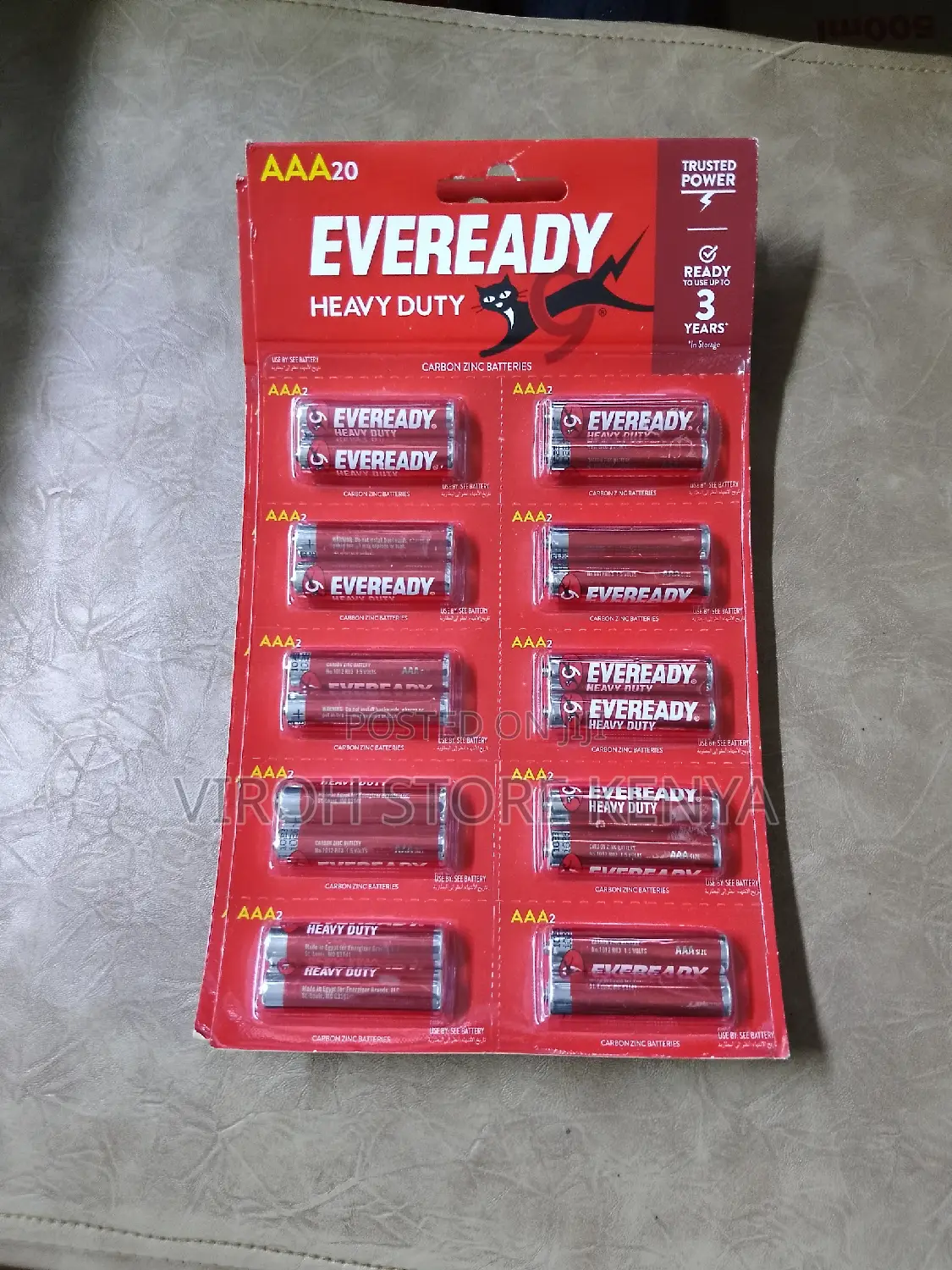 AAA Batteries Eveready AAA Heavy Duty Battery