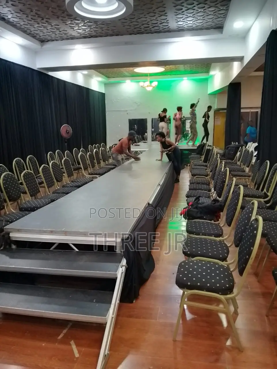 Walkway Stage in Modeling Event Available for Hire