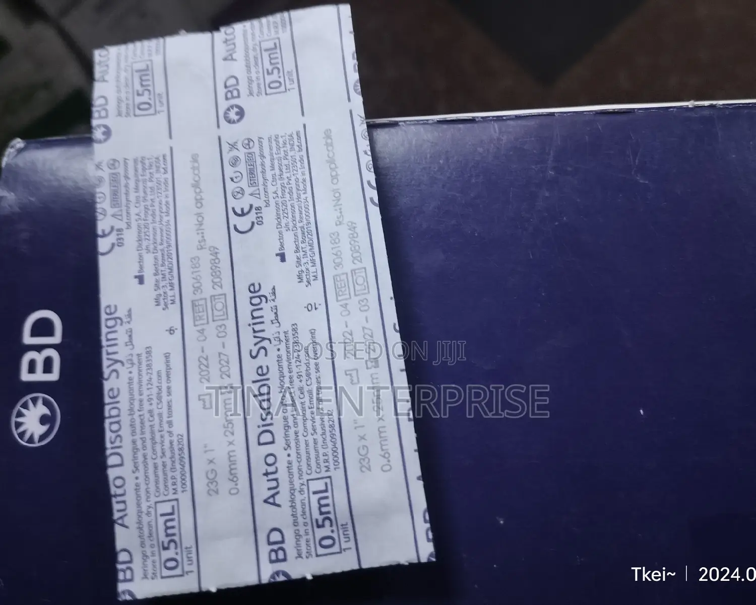 Disposable Syringe With Needle 0.5ml